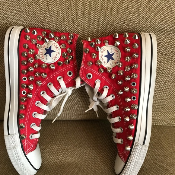 Chuck Taylor® All Star® Studded High Top Sneaker - Picture 2 of 8